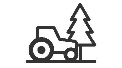 Land- und forstwirtschaftliche Lohnarbeiten Icon für land- und forstwirtschaftliche Lohnarbeiten